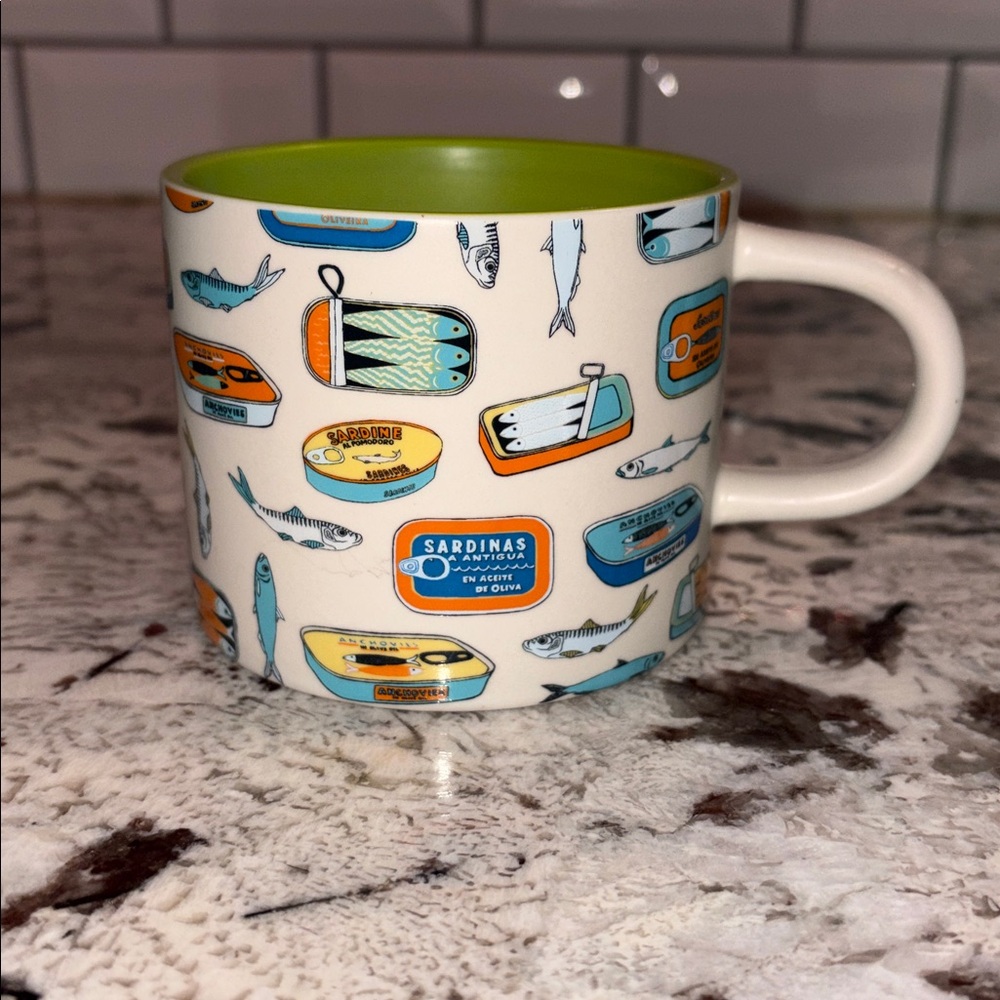🐟Urban Outfitters Sardine Hidden Fish Mug. Unused. - Picture 4 of 16